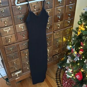 Hailey & Co. Black Bodycon Sheath Sweater Dress L